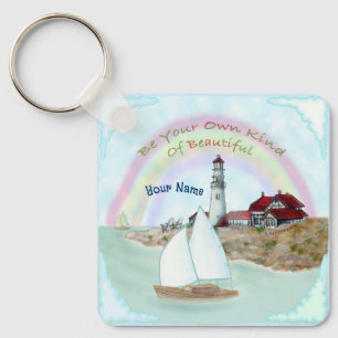 Beautiful Lighthouse  Key Ring