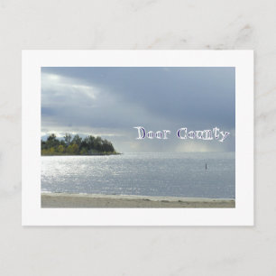 Beautiful Lighting After Storm/ DOOR COUNTY, WIS. Postcard