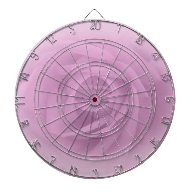 Beautiful Lilac Rose Dartboard (Front)