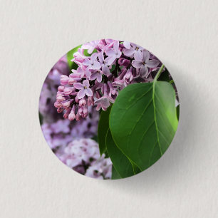 Beautiful Lilac Round Button
