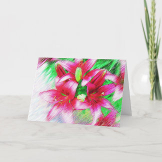 Beautiful Lily Card