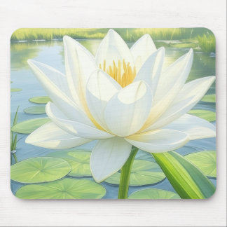 Beautiful Lily Flower Flowers Mouse Pad