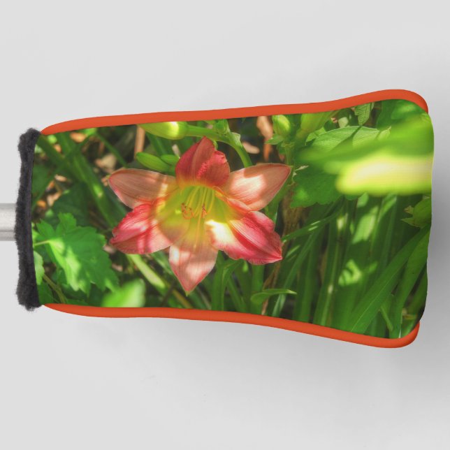 Beautiful Lily Golf Head Cover (Front)