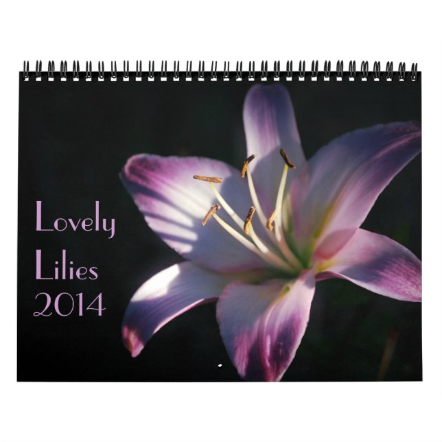 Beautiful Lily Photos Calendar (Cover)