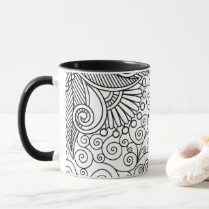 Beautiful Line Art Mug