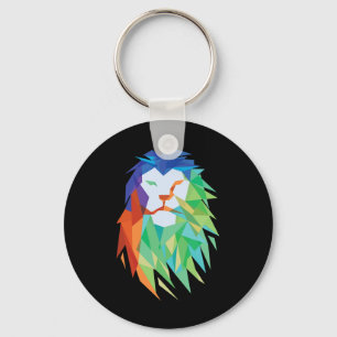 Beautiful Lion Cat From Africa Graphic  Key Ring