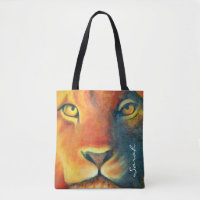 Beautiful Lion Head Portrait Regal and Proud