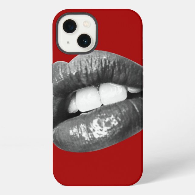 Beautiful lips iPhone case (Back)