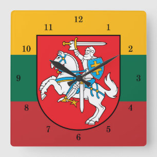 Beautiful Lithuanian Vytis Wall Clock