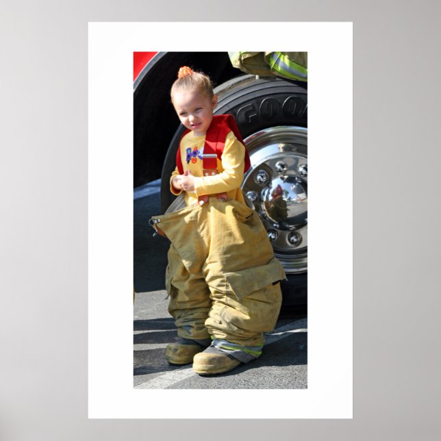 Beautiful Little Firefighter Poster (Front)