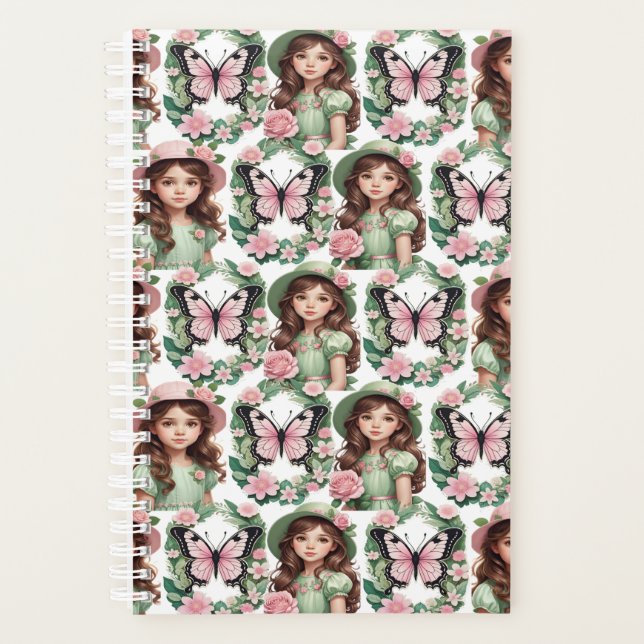 Beautiful little girl planner (Front)