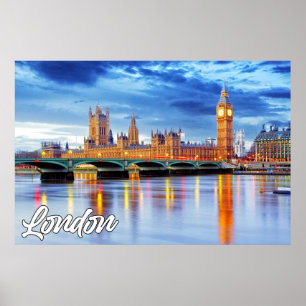 Beautiful London, England, United Kingdom Poster