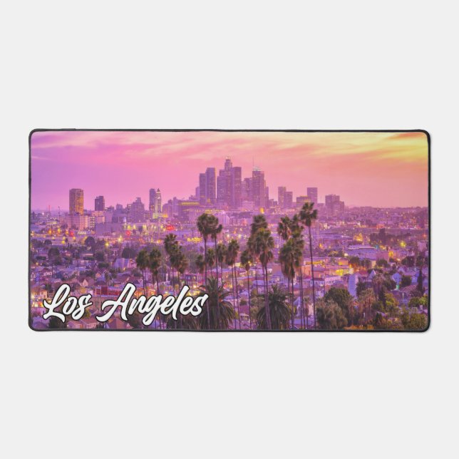 Beautiful Los Angeles, California, USA Desk Mat (Front)