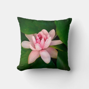 Beautiful Lotus Flower Blossom Cushion