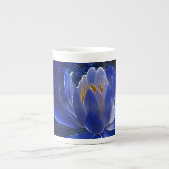 Beautiful Lotus flower Bone China Mug (Front)