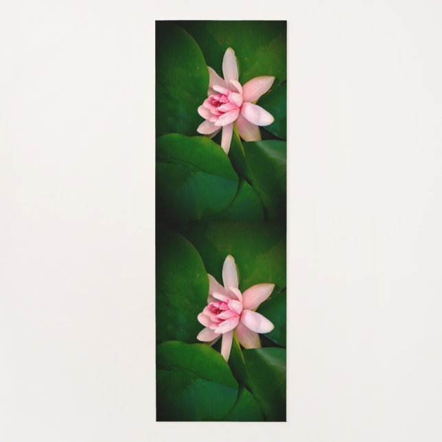 Beautiful Lotus Flower Yoga Mat (Front)