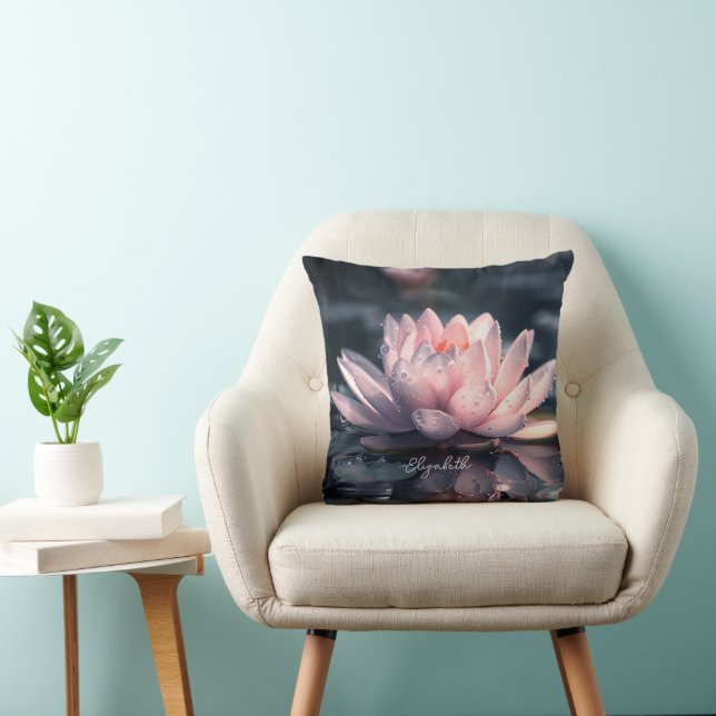Beautiful Lotus Lake Cushion (Chair)