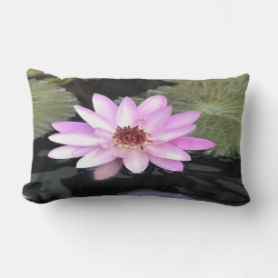 Beautiful Lotus,Zen, Landscape Lumbar Cushion