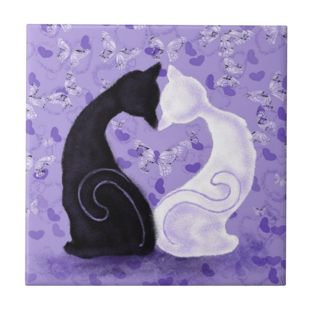 Beautiful Love - Romantic Ceramic Tile (Front)