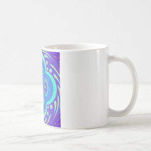 Beautiful Lovely African Blue Mandala Flora design Coffee Mug