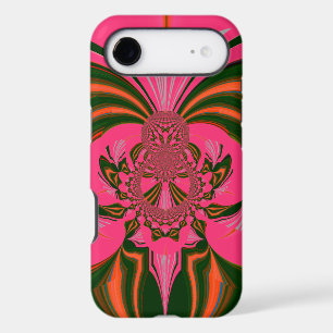 Beautiful Lovely African Hot Pink Red Golden Green