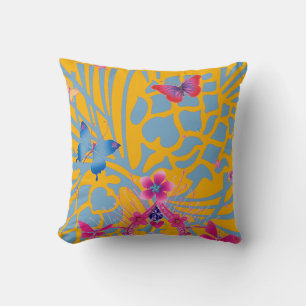 Beautiful Lovely Amazing Floral Girly butterflies Cushion
