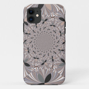 Beautiful lovely ash grey kaleidoscope seamless  iPhone 11 case