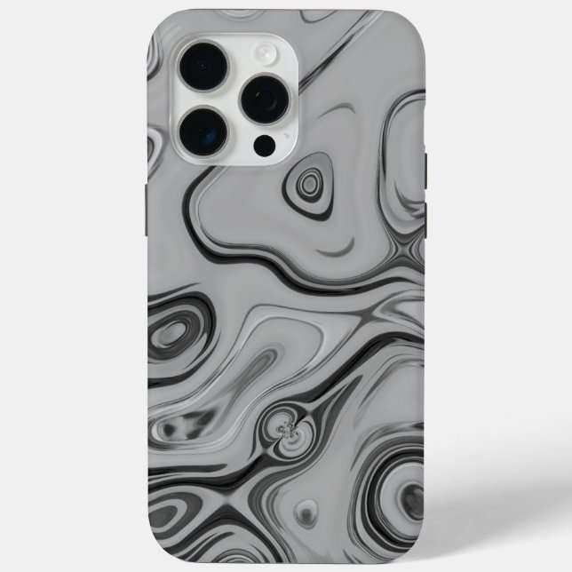  Beautiful Lovely Ash Grey Texture Colour Art Prin Case-Mate iPhone Case (Back)