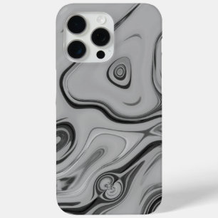  Beautiful Lovely Ash Grey Texture Colour Art Prin iPhone 15 Pro Max Case