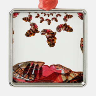 Beautiful Lovely Colours Metal Tree Decoration