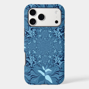 Beautiful Lovely Iridescent blue. pattern seamless