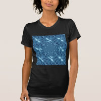 Beautiful Lovely Iridescent blue. pattern seamless