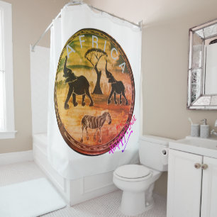 Beautiful Lovely Kenyan Wild Animal Latest Safari Shower Curtain