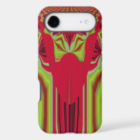 Beautiful Lovely Red and Yellow African Tribal Art