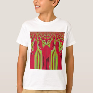 Beautiful Lovely Red and Yellow African Tribal Art T-Shirt