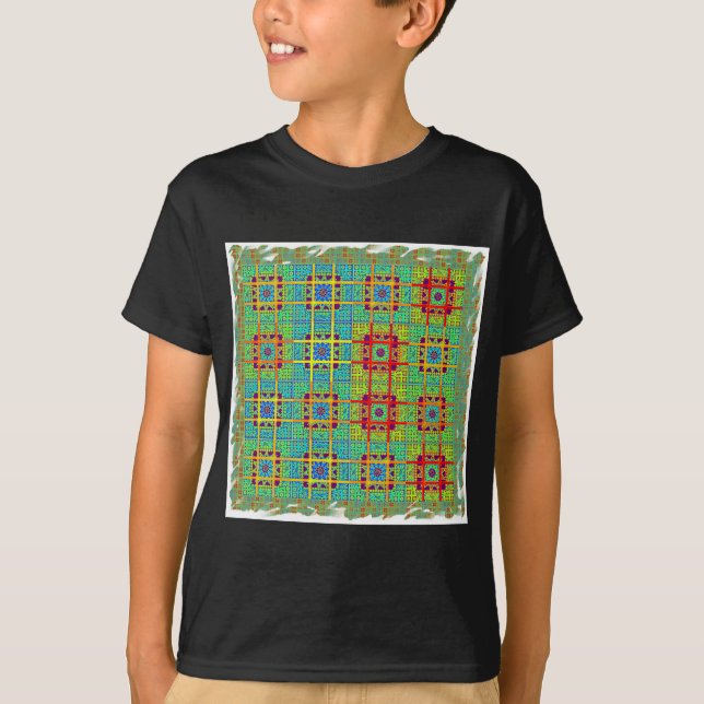 Beautiful Lovely South African Tribal Print vector T-Shirt (Front)