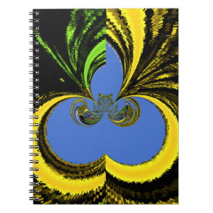 Beautiful Lovely South African Yellow and Blue Art Notebook