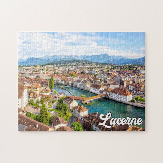 Beautiful Lucerne, Switzerland Jigsaw Puzzle (Horizontal)
