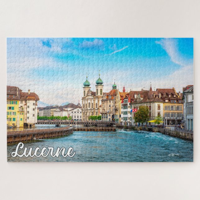 Beautiful Lucerne, Switzerland Jigsaw Puzzle (Horizontal)