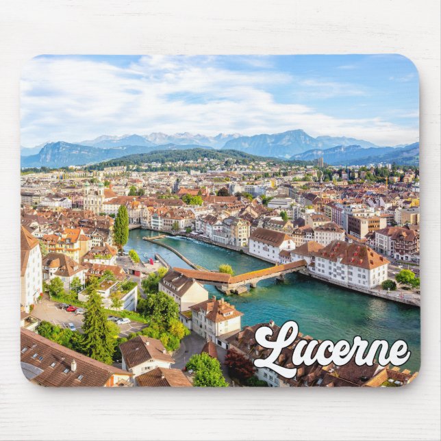 Beautiful Lucerne, Switzerland Mouse Pad (Front)