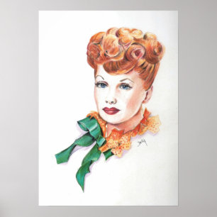 Beautiful Lucille Ball Lucy Poster
