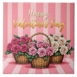 Beautiful Luxury Floral Love Popular Collection Ceramic Tile