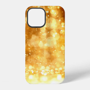 Beautiful luxury golden red glitter background. iPhone 12 case