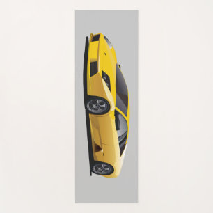 Beautiful Luxury Sports Car Yoga Mat