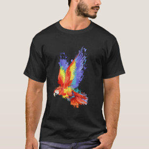 Beautiful Macaw Flying Parrot Bird Lover Gifts T-Shirt