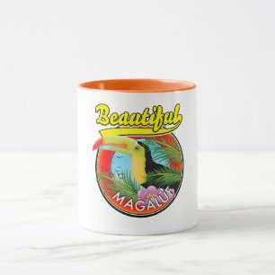 Beautiful Magaluf, toucan logo Mug