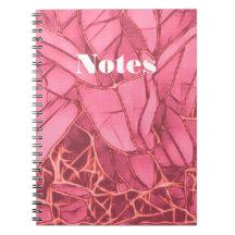 Beautiful Magenta Floral Notebook
