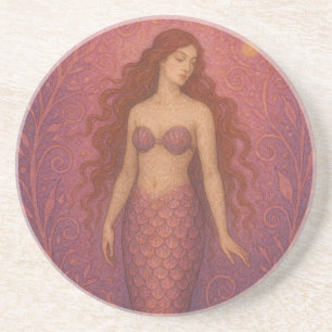 Beautiful Magical Mermaid  Coaster