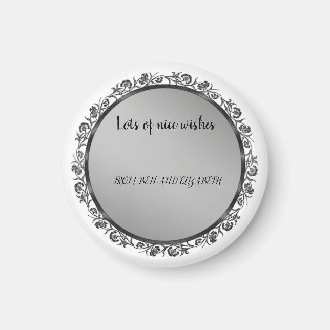 BEAUTIFUL MAGNET WITH DEDICATION (Front)