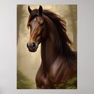 Beautiful Majestic Horse Poster